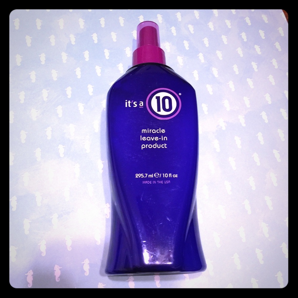 It's a ten miracle leave in product, large 10floz